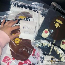 Bape Tee Size Xl And L