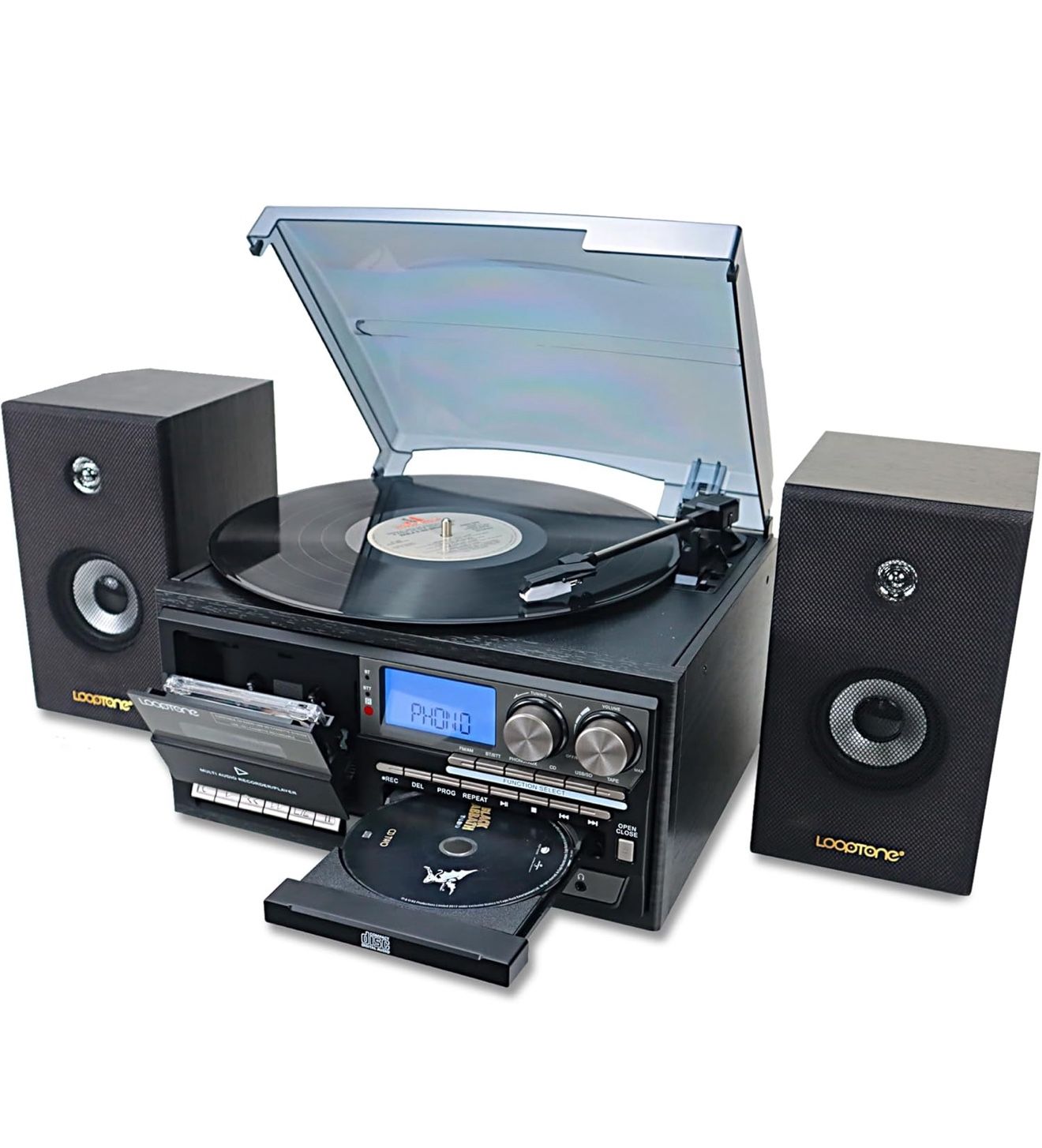 Looptone Vinyl Record Player 10 In 1