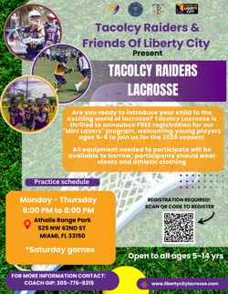 Join Us for the 2025 Tacolcy Lacrosse Season!