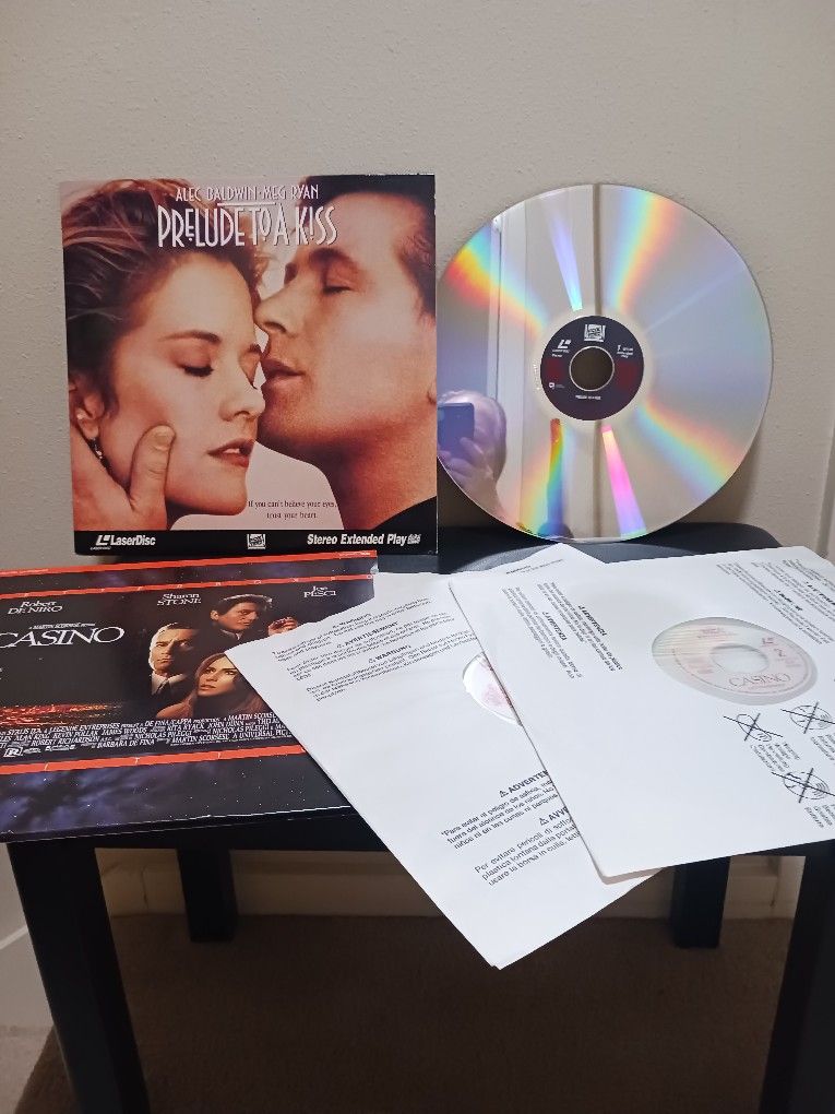 Lazerdisc X2 Casino 🎰 👌Robert Dinero 😎 and PRELUDE to a Kiss 💋Meg RYAN 😘