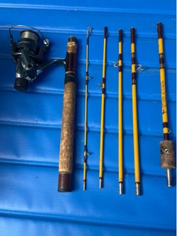 Eagle-claw old pack rod and real.
