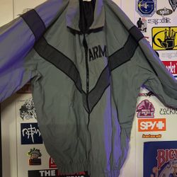 Army windbreaker jacket