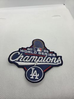 2025 Dodgers World Series Champions Patch
