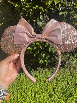Vintage Rose Gold Mickey Ears