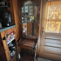 Entry Table Mirror/Hall Tree