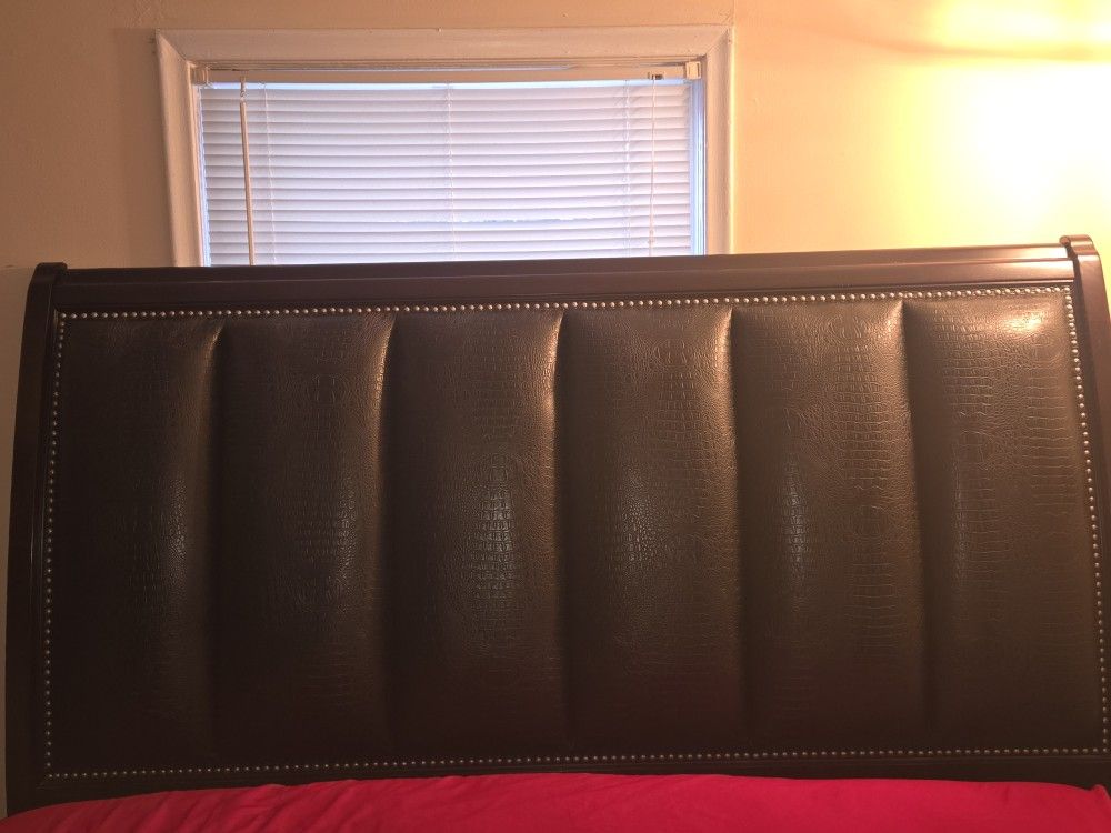 King Size Bed and Mattress with box springs ****Priced to go***