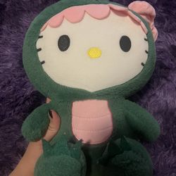 Dinosaur Hello Kitty Plushie 
