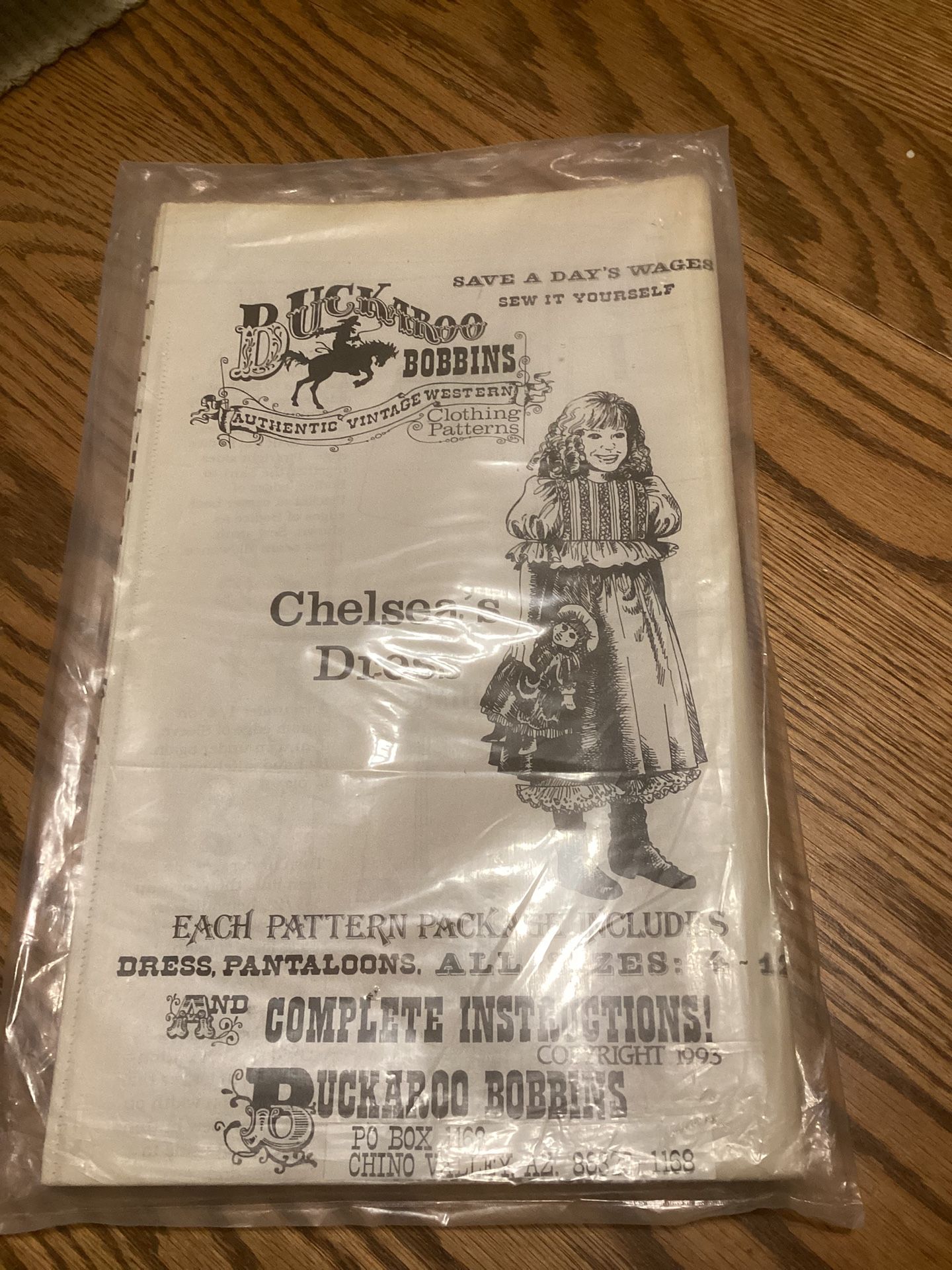 Girls Vintage Dress Pattern By Buckaroo Bobbins