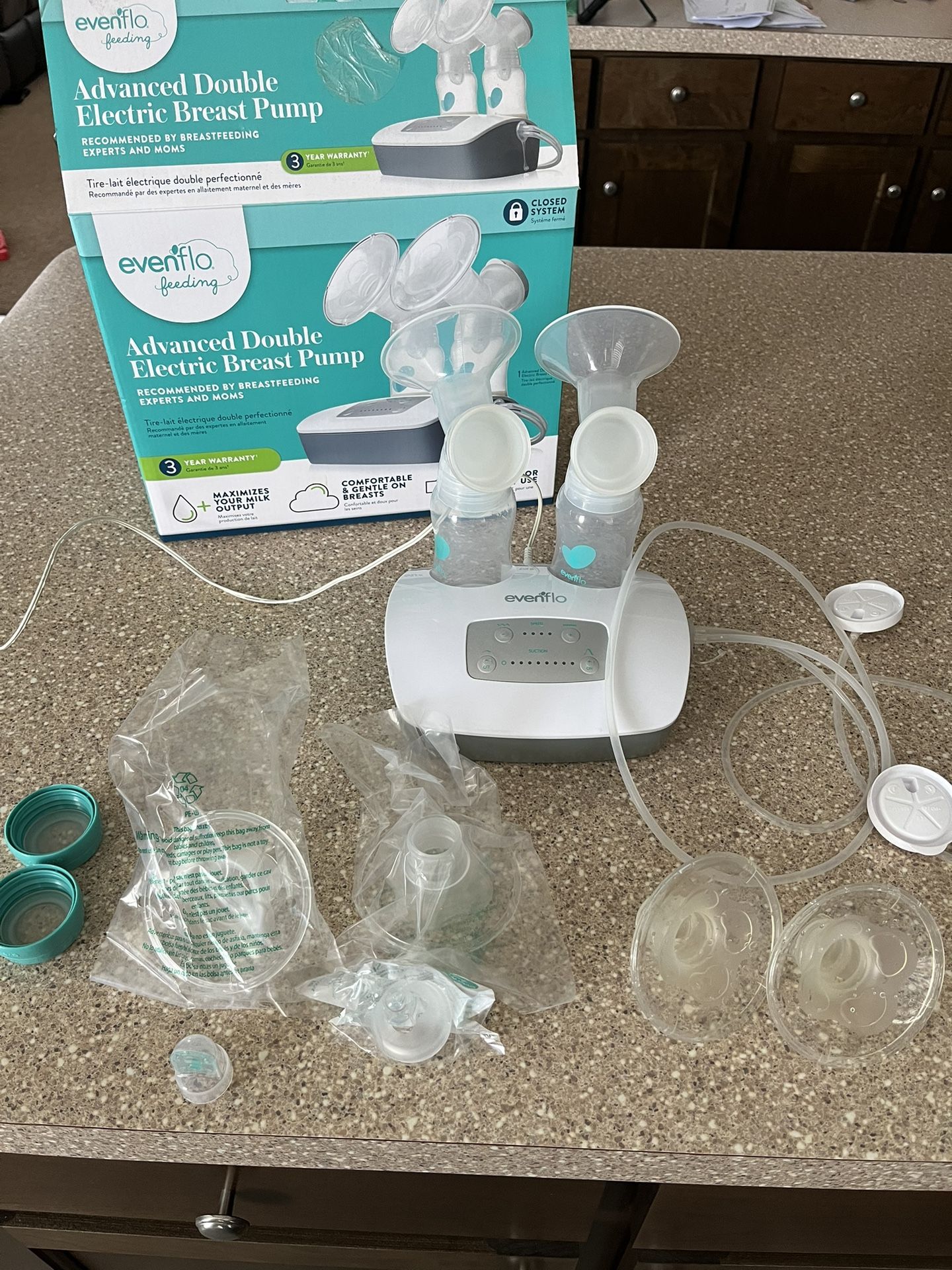 Breast Feeding Evenflo Deluxe Double Electric Breast Pump