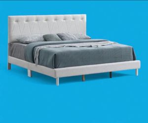 Brand New bed optional mattress and box spring free home delivery payment after delivery
