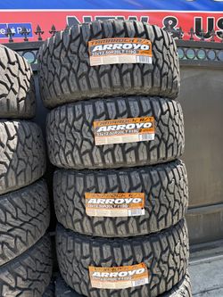 33x12.50r20 Arroyo tires nuevas con 50,000 millas de garantía las 4