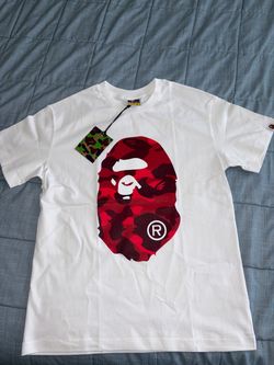 BAPE Camo Big Ape Head T-Shirt White/Red