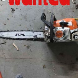 "Wanted " Broken Or Unused Stihl Chainsaws 