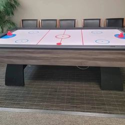 Air Hockey Table W/Ping Pong Topper