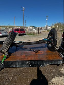 Semi truck steer axle with 20x10 tires