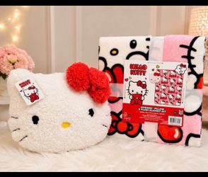 Hello kitty blanket&Pillow