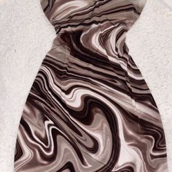 Cute Marble Mini Dress 
