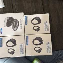 BlackWireless Earbuds Bluetooth Headphones 80hrs Playback Ea