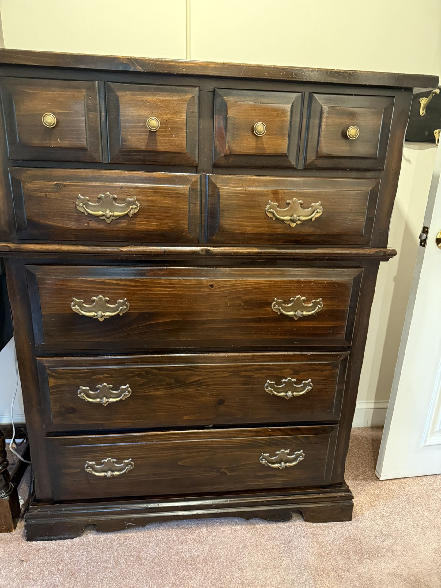 6-Piece Walnut Bedroom / Office Furniture Set by Lea Industries (La-Z-Boy)