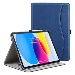 ZtotopCases for iPad (A16) 11th Generation Case 11 inch (2025), iPad 10th Generation Case 10.9 Inch 2022, Premium PU Leather Business Folio Stand Cove