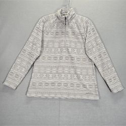 Eddie Bauer Women’s Fleece Pullover sz L- Excellent 