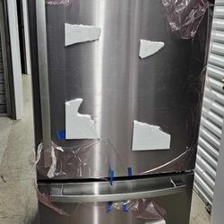 New 33" Bottom Freezer Refrigerator 