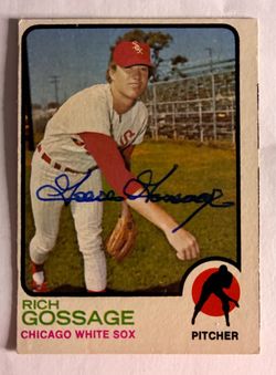 Rich Gossage Signed 1973 Topps Baseball Card - ROOKIE!!!