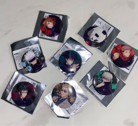 Jujutsu Kaisen Limited  Jump  can badges pin Set of 7