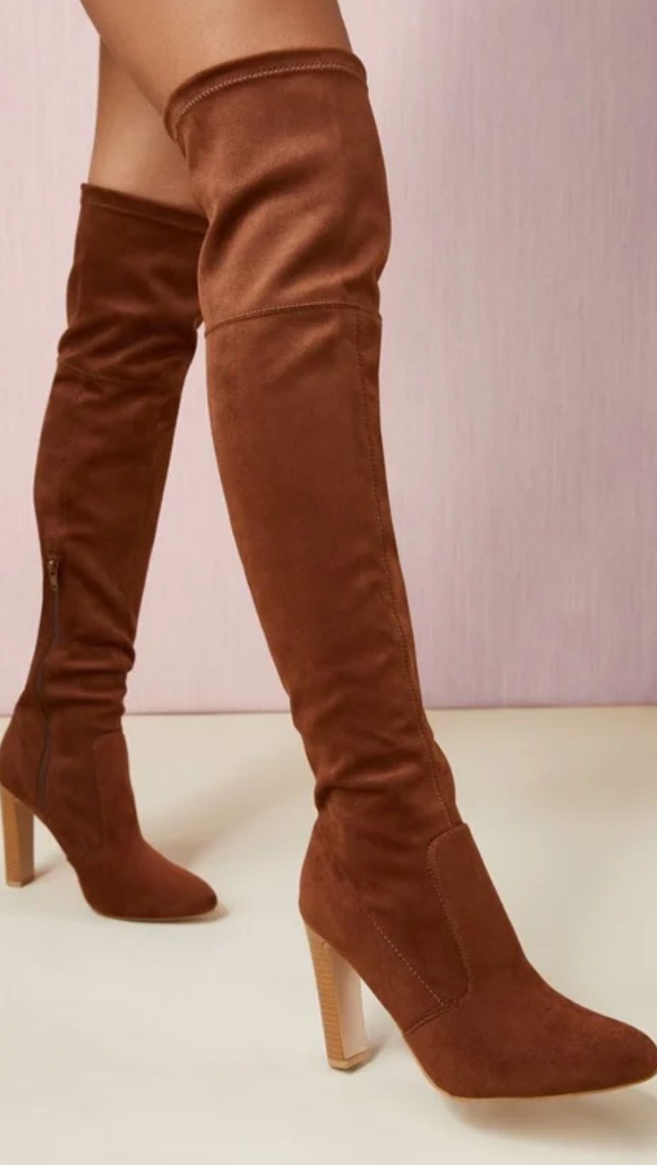 Faux Suede Thigh High Boots -Various Colors -Various Sizes *see Description *
