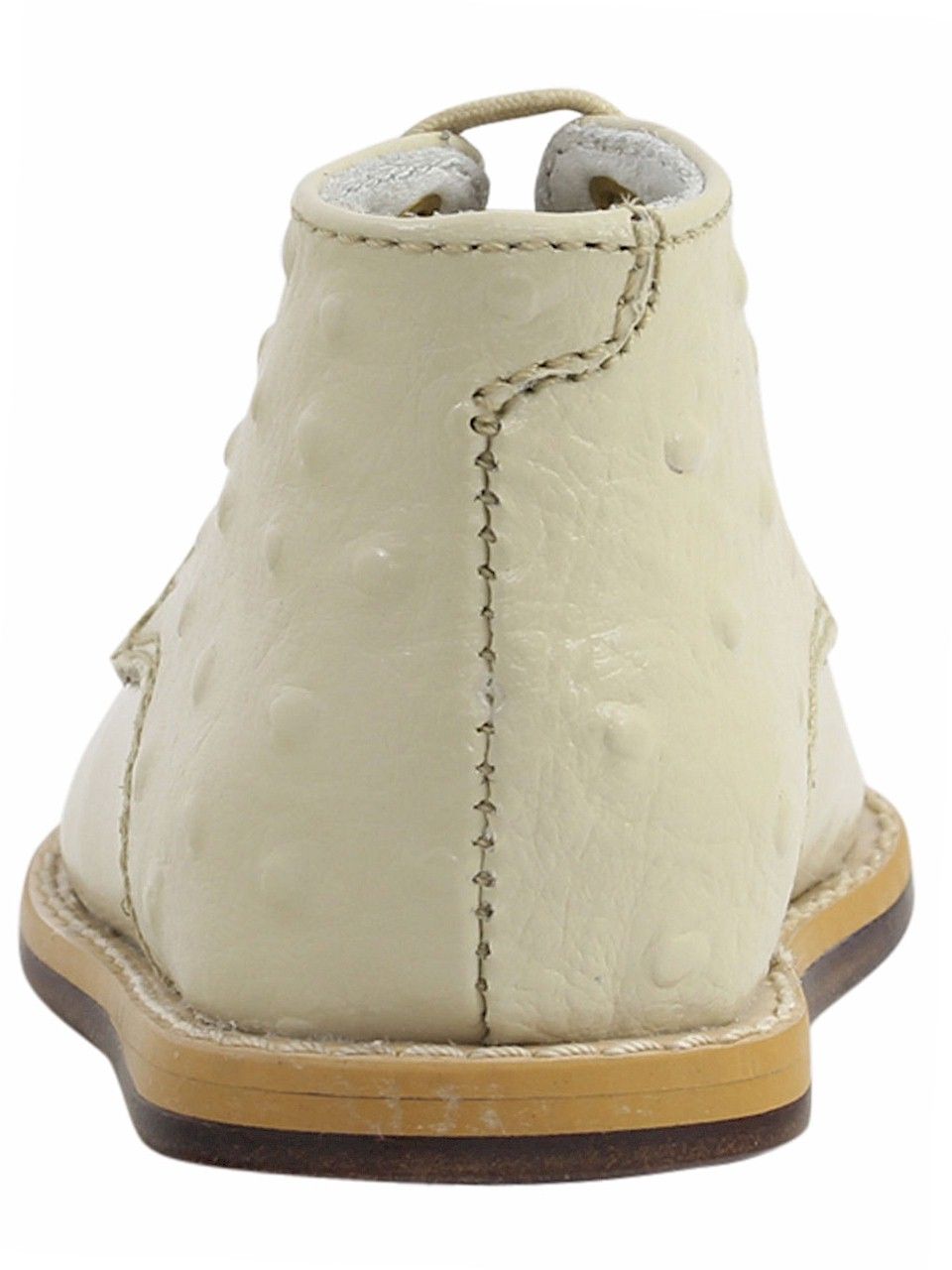 Josmo Toddler Boy's First Walker Oxfords Beige Ostrich Sz: 6T