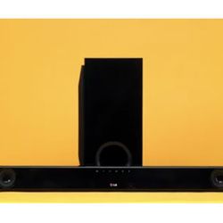 LG Soundbar and Subwoofer