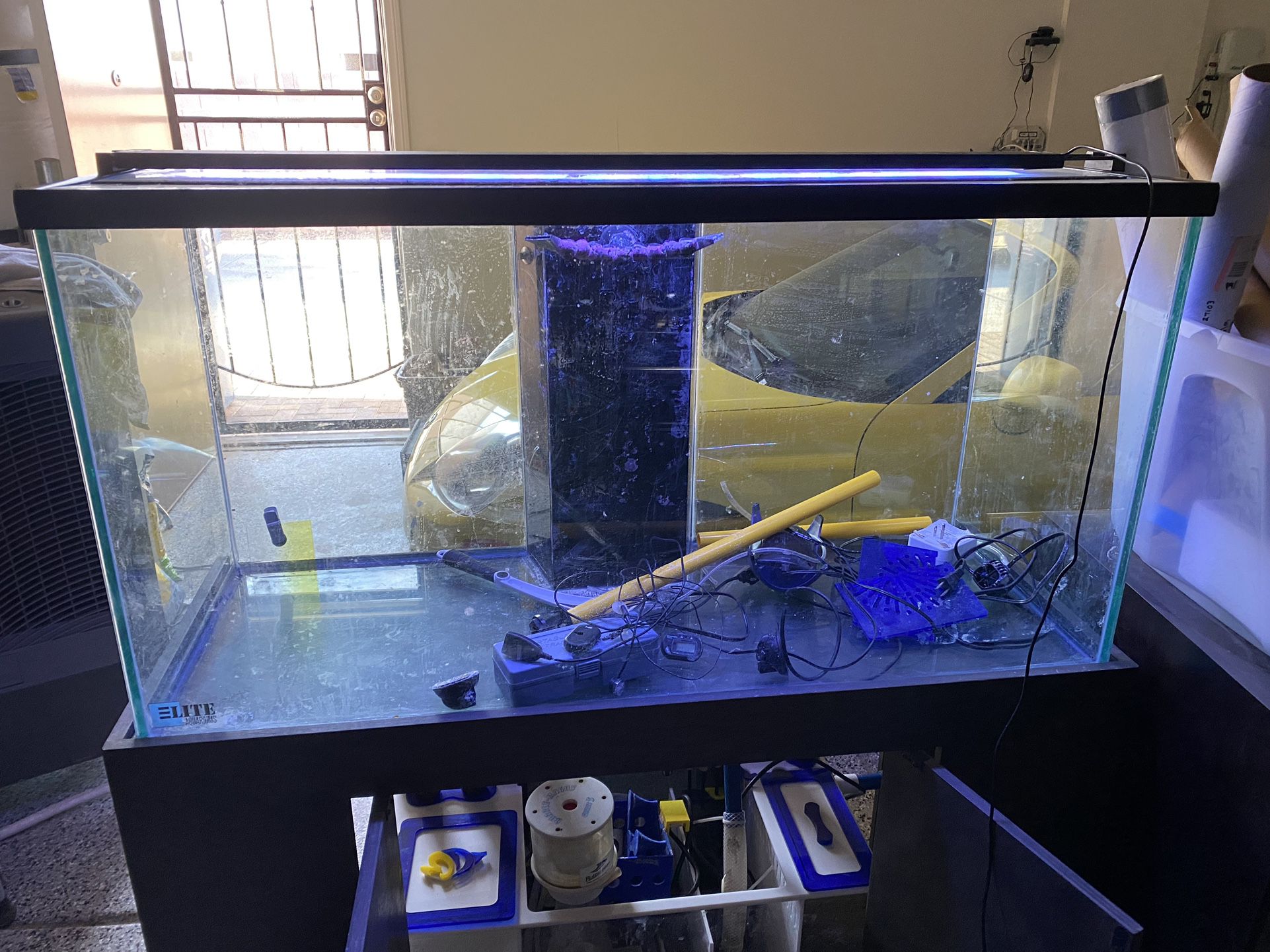 90 Gallon Elite Aquarium Saltwater Fish Tank