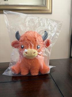 Highland Cow Rubber Toy Squishy
