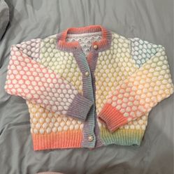 Pastel Rainbow Cardigan 
