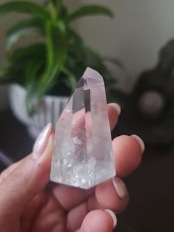 Clear Quartz Crystal Point Tower