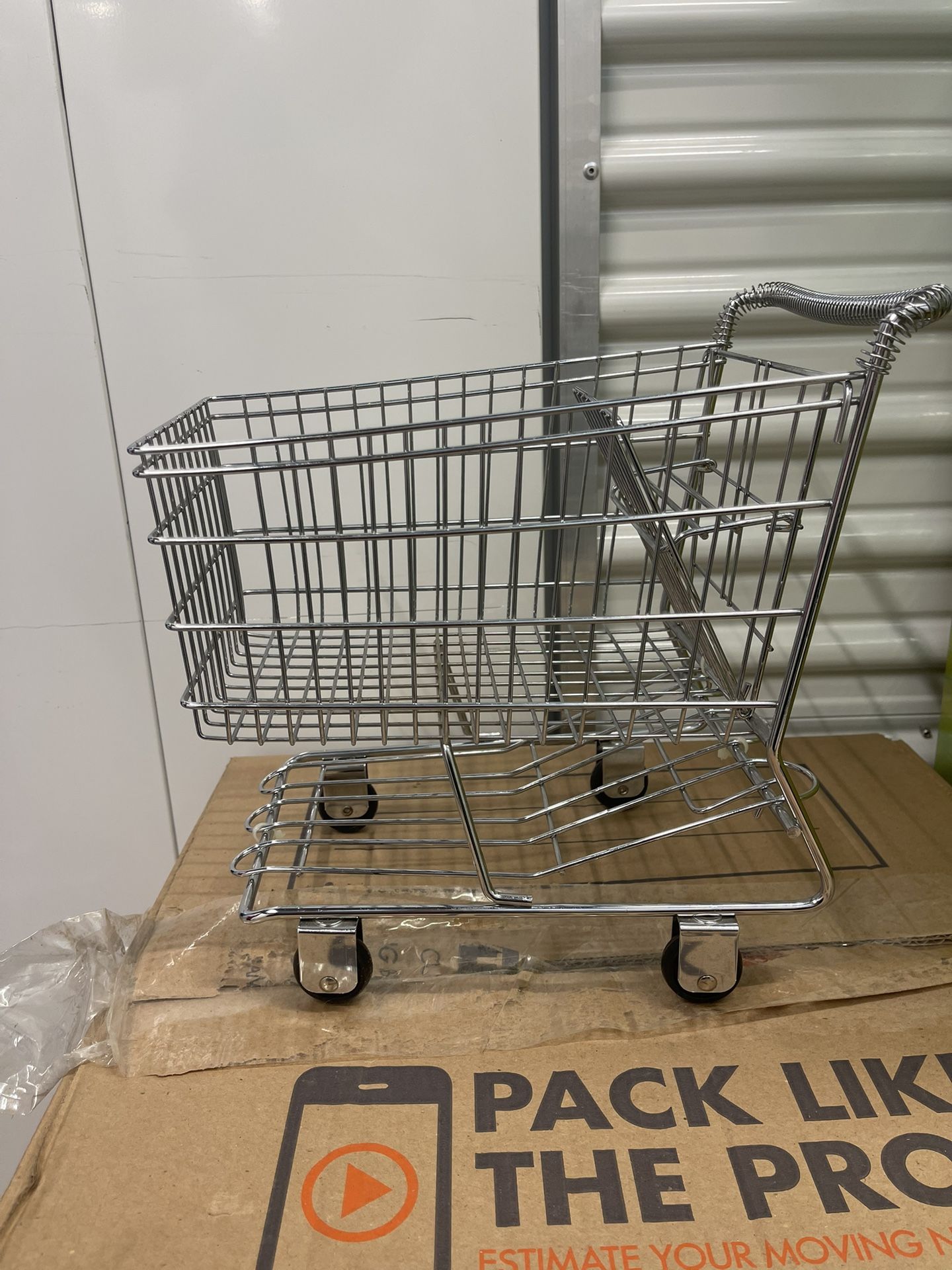 Miniature Shopping Cart