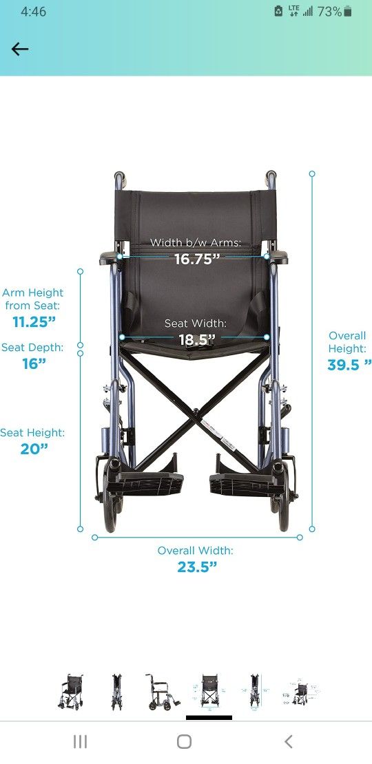 nova transport chair 