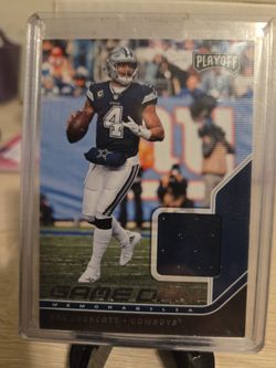 Cowboys Dak Prescott Jersey Card