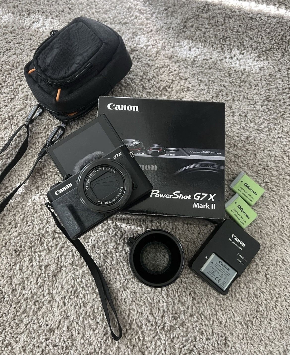 🔥🔥Canon PowerShot G7 x Mark II Digital Camera with Accessories
