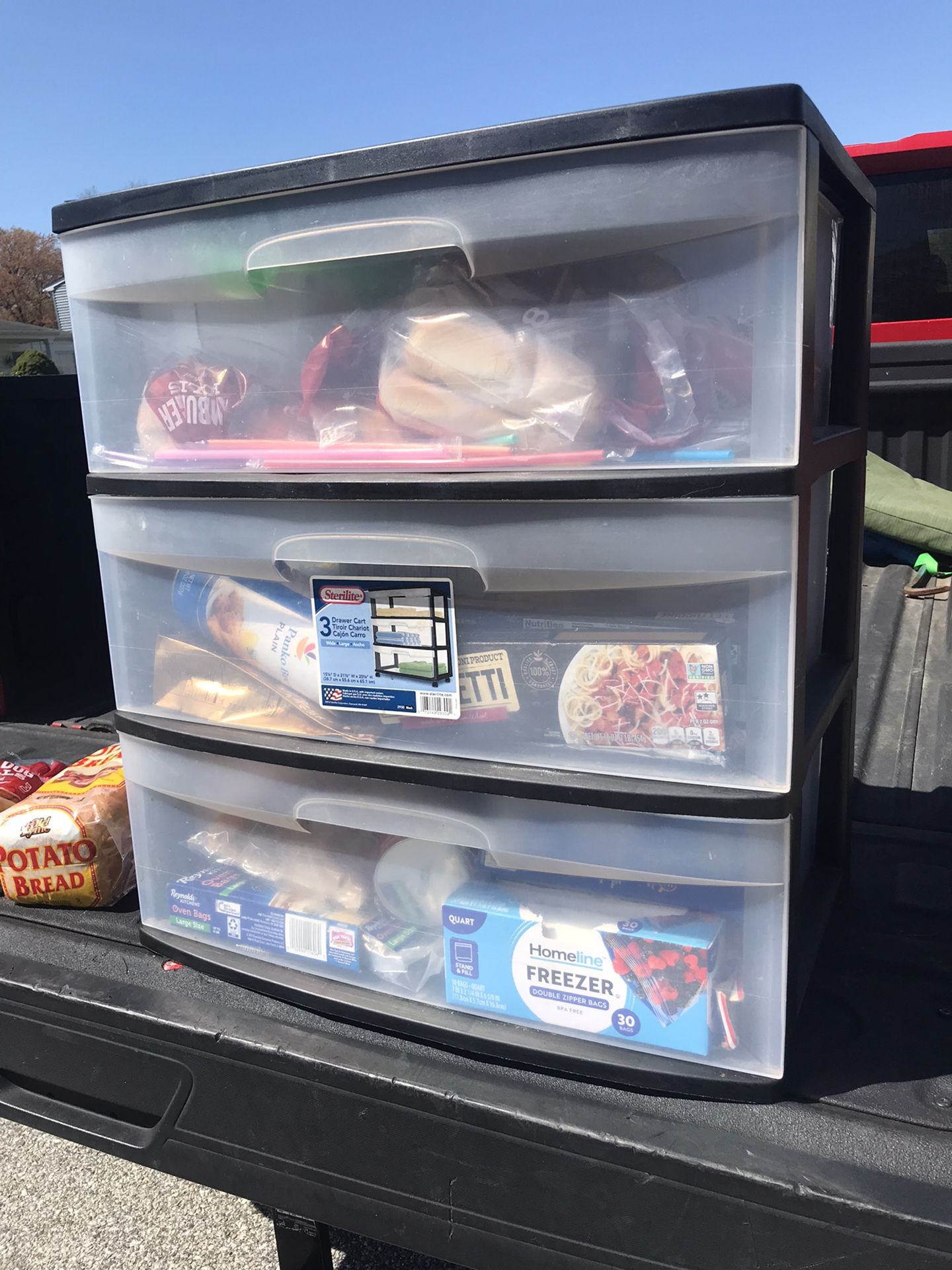 Lnew Large three drawer storage cabinet only $20 firm