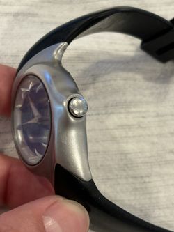 OAKLEY CRUSH 2.0 WATCH Honed Stainless Steel Case w/ Blue Sunburst