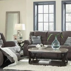 Reclining Sofa And Love Seat In Stock For Fast Delivery 