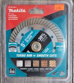 Makita 5" Turbo Rim Diamond Blade