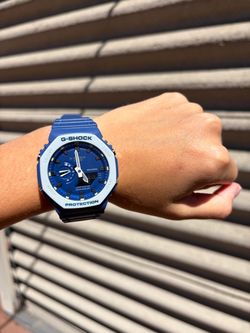 Casio G-Shock GA2100 Blue white