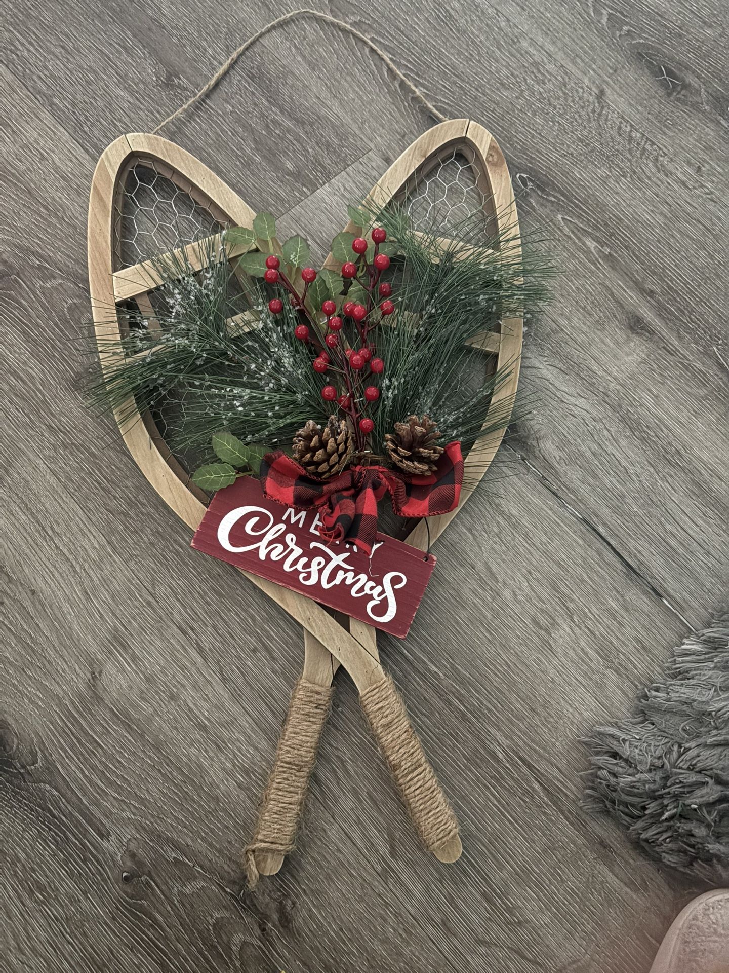 Christmas Decoration That Says Merry Christmas