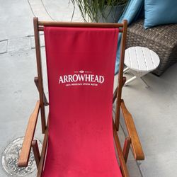 Wood Folding Pool Lounge Chair 