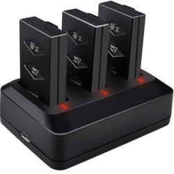 Brand new 3PCS 3.7V 650mAh Li-po Battery with 3-Port Charger Mini drone Battery 