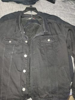 Denim Cowboy Jacket With Wool Lining 