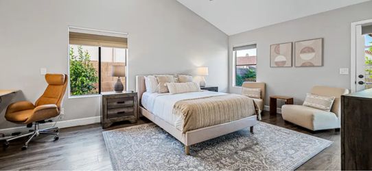 Queen bed frame + mattress