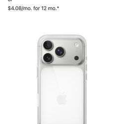 Apple iphone 17pro clear case